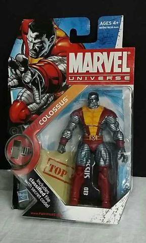 Appraisal: Colossus Action Figure Hasbro Marvel Universe Includes classified file with