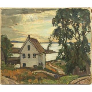 Appraisal: William Lester Stevens Unframed William Lester Stevens American - oil