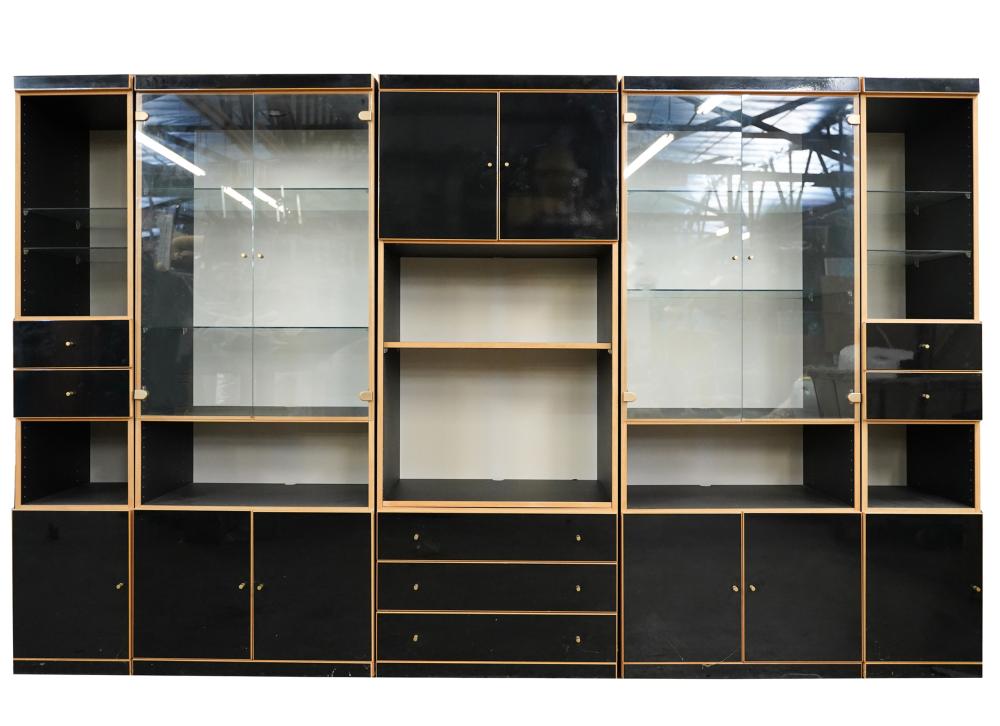 Appraisal: BAUHAUS DESIGNS CANADA LTD WALL UNIT DISPLAY CABINETreminiscent of the