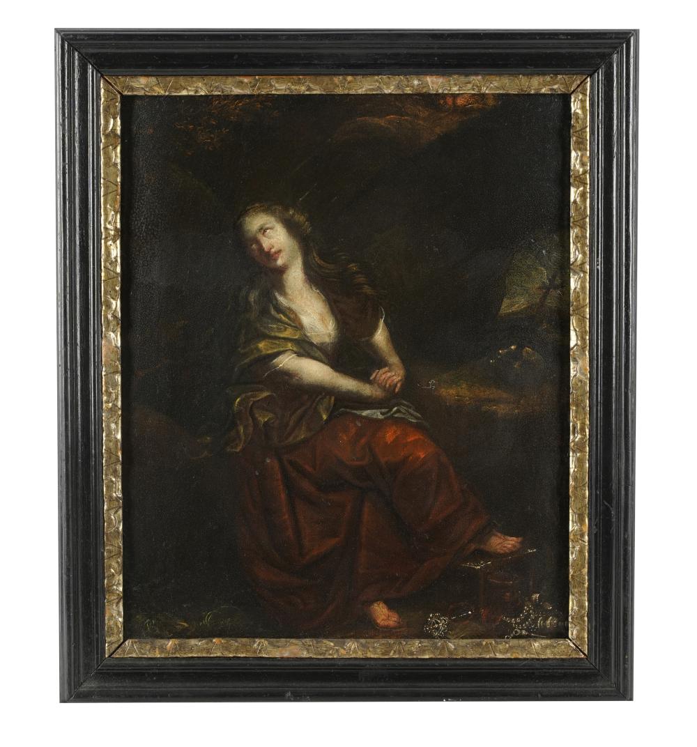 Appraisal: DUTCH SCHOOL SEATED WOMANoil on panel no visible signature Provenance