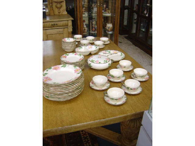 Appraisal: PCS DESERT ROSE CHINA