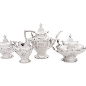 Appraisal: A Reed and Barton Silver Four-Piece Tea and Coffee Service