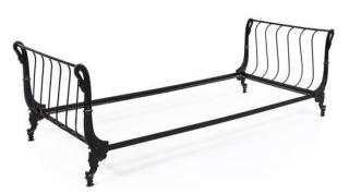 Appraisal: An Empire Style Painted Iron Daybed Width inches An Empire