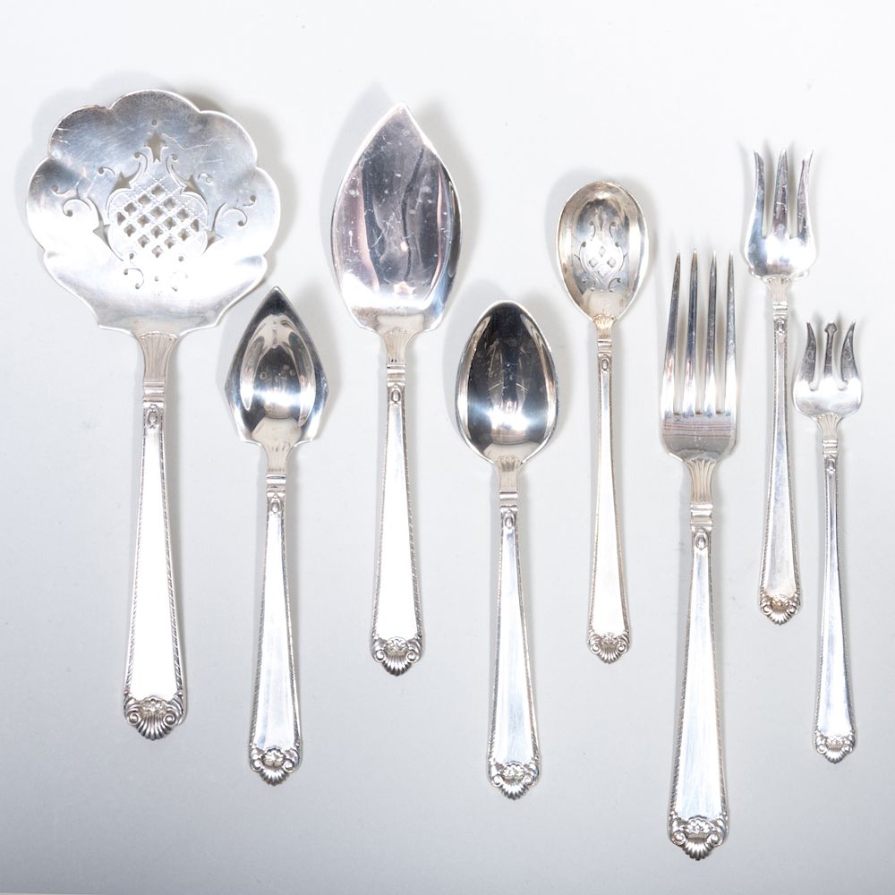 Appraisal: Watson Company Silver Part Flatware Service in the 'George II