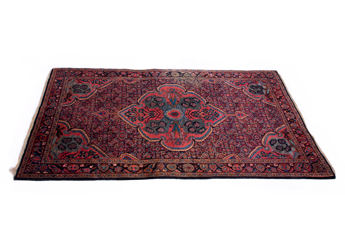 Appraisal: PERSIAN BIDJAR CARPET Persian Bidjar carpet ' x '