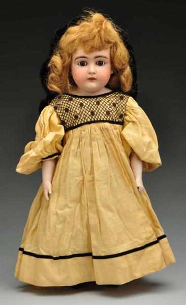 Appraisal: Pretty German Bisque Child Doll Description Unmarked bisque shoulder head