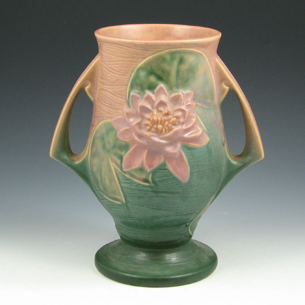 Appraisal: Roseville Water Lily - Vase - Mint Roseville Water Lily