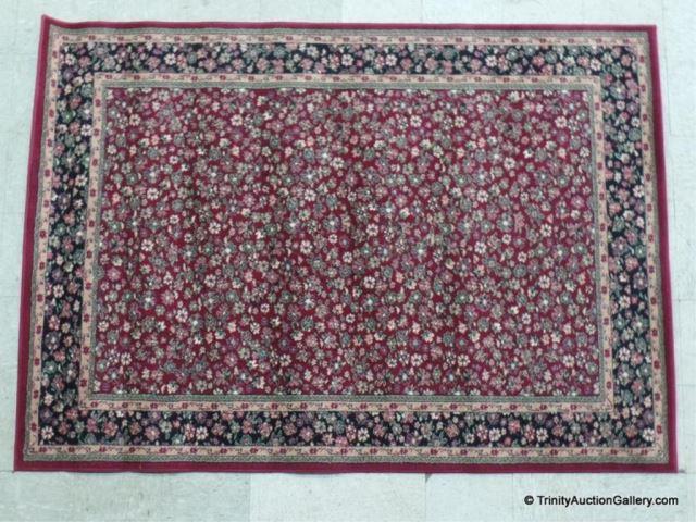 Appraisal: Medium ' x ' Belgium Weaved Area Rug Produced by