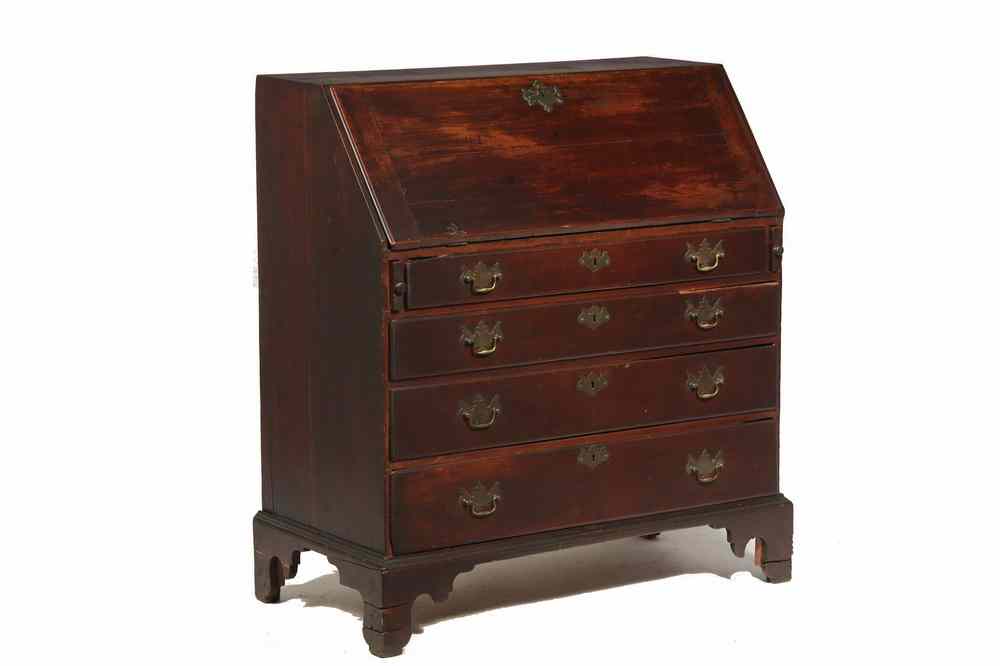 Appraisal: TH C SLANT LID DESK - th c American Country