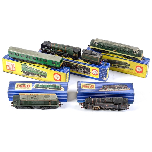 Appraisal: Hornby Dublo Five three rail locomotives comprising Dorchester and tender