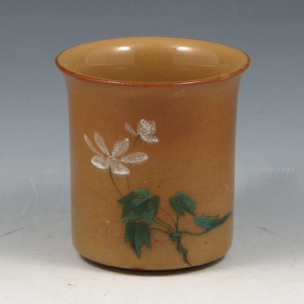 Appraisal: Petite decorated cup by Rookwood artist Harriet E Wilcox Signed