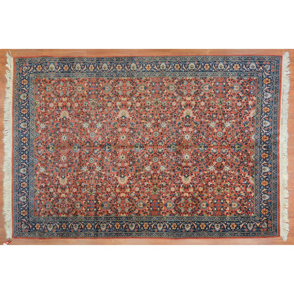 Appraisal: Tabriz Rug Persia x Third quarter- th century hand-knotted wool