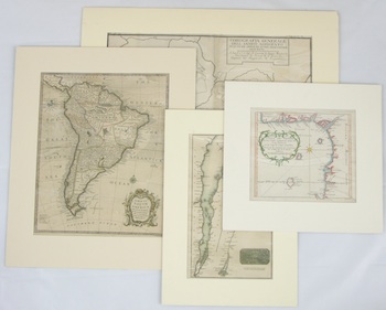 Appraisal: A Lot Of Four Antique Maps Comprised of Corografia Generale