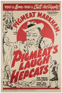 Appraisal: Pigmeat's Laugh Hepcats Toddy One sheet x Black film starring