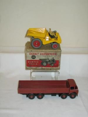 Appraisal: Dumper Truck boxed G and Foden eight wheel wagon st