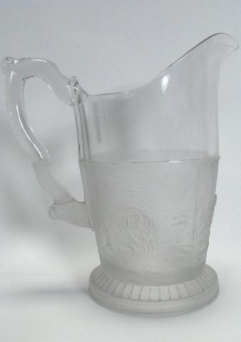 Appraisal: Westward Ho Pattern Glass Large water pitcher