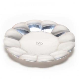 Appraisal: Tiffany Co Sterling Silver Dish pattern number period W monogram