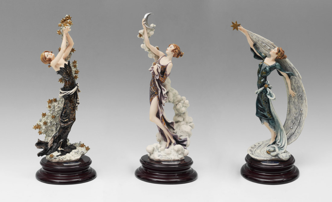 Appraisal: GIUSEPPE ARMANI FLORENCE SCULTURE d'ARTE MILLENNIUM SUITE ''STARDUST'' The Beginning''