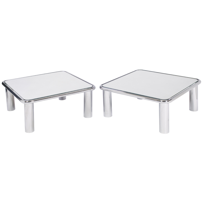 Appraisal: Mario Bellini occasional coffee tables pair by B B Italia