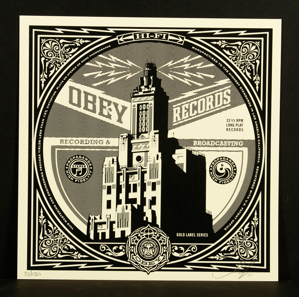 Appraisal: - Fairey Obey Lithograph Shepard Fairey American b Obey lithograph