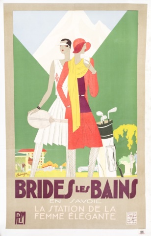 Appraisal: Leon Benigni - Brides Les Bains PLM Lithograph in colors