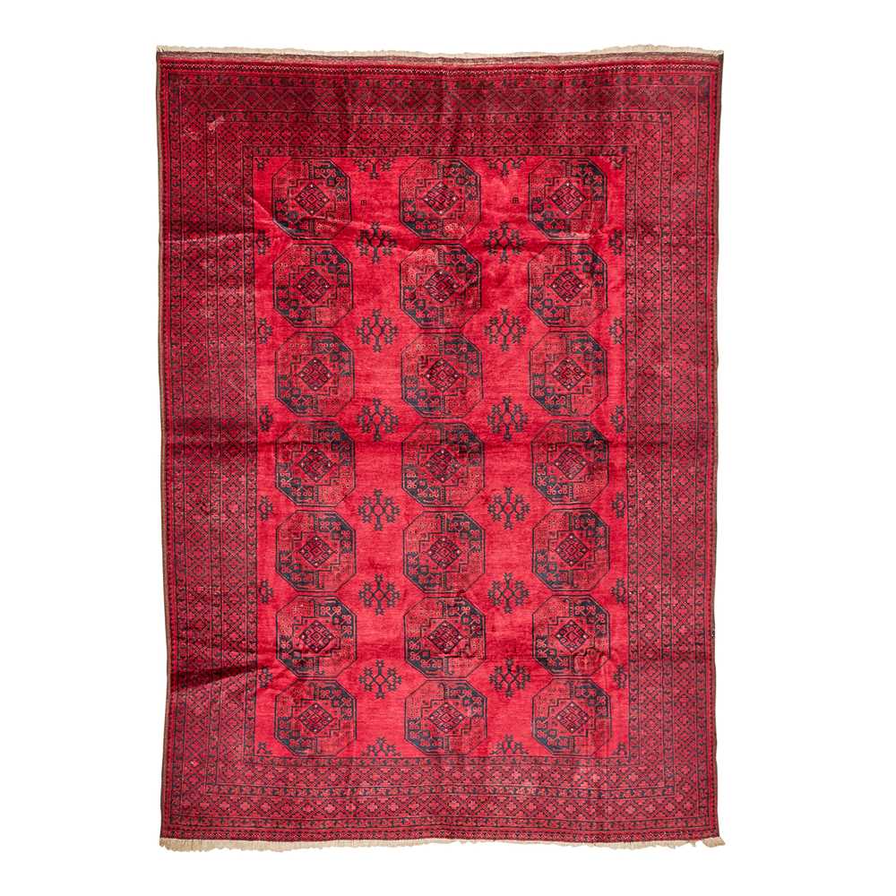 Appraisal: ERSARI CARPET TURKMENISTAN EARLY TH CENTURY the dark red field