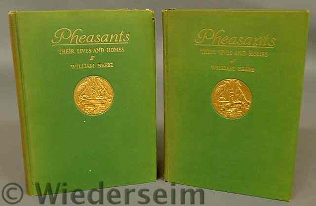 Appraisal: Two volume set Pheasants- Their Lives and Homes by William