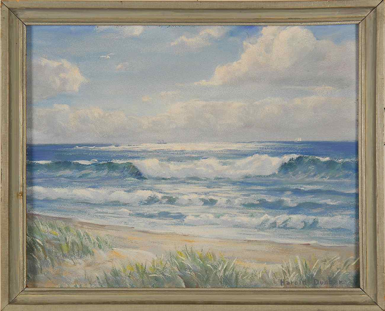 Appraisal: HAROLD C DUNBARAmerican - Morning on the North Beach'' Signed