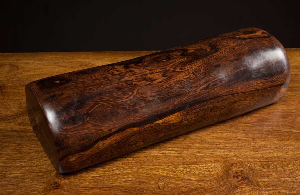 Appraisal: CHINESE HUANGHUALI WOOD PILLOW Length inches