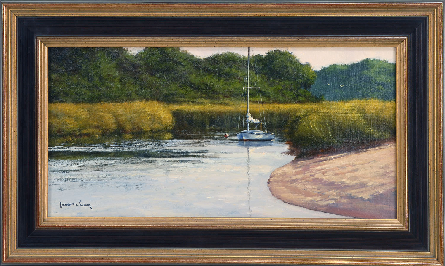 Appraisal: LANCE WALKERAmerican ContemporaryPaine's Creek Signed lower left Lance Walker Oil