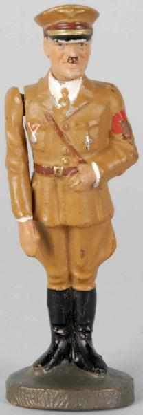 Appraisal: Elastolin Hitler with Porcelain Head Has movable arm A tiny