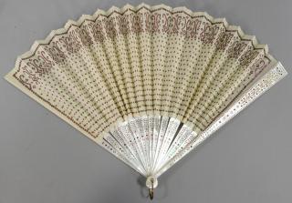 Appraisal: Tiffany Co fan in original box marked Union Square N