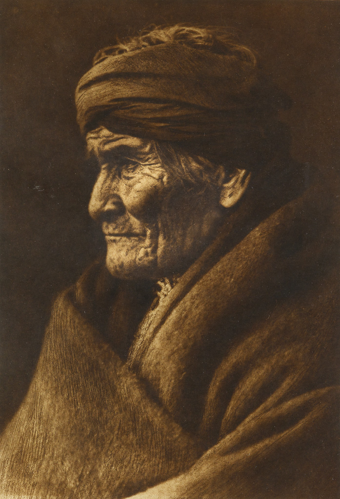 Appraisal: EDWARD S CURTIS - Geronimo - Apache Photogravure on vellum