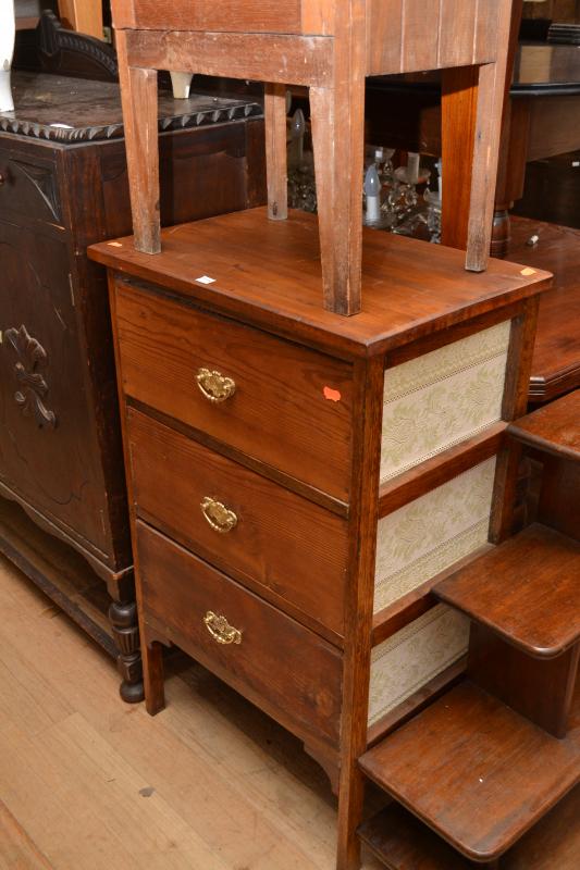 Appraisal: A SET OF RUSTIC LINEN DRAWERS A SET OF RUSTIC