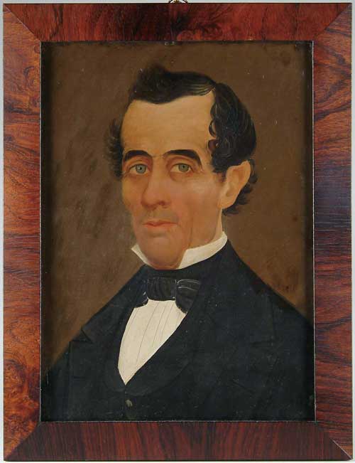 Appraisal: PRIOR-HAMBLIN SCHOOL American th Century PORTRAIT OF A GENTLEMAN Oil