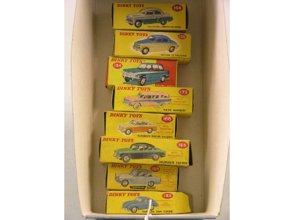 Appraisal: Dinky Toys cars Triumph two-tone Rover two-tone Vauxhall two-tone Humber