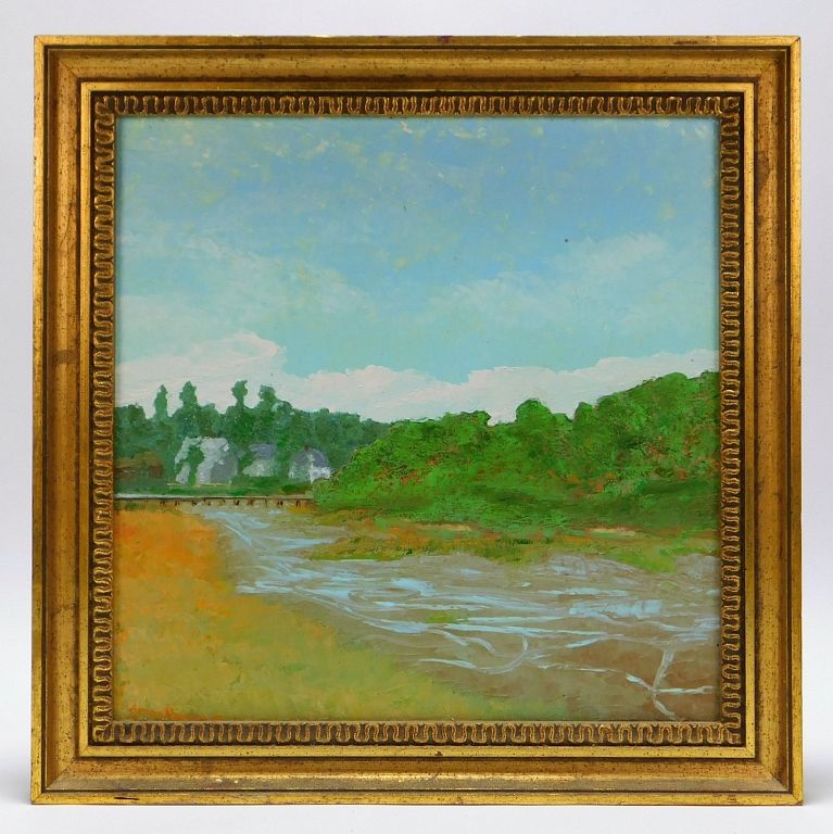 Appraisal: Arthur Rockwell Cape Cod Impressionist Painting Arthur Rockwell Massachusetts Landscape