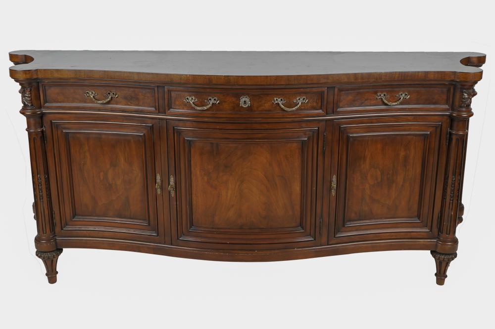 Appraisal: KARGES LOUIS XVI STYLE BUFFEThaving three drawers over three cupboard