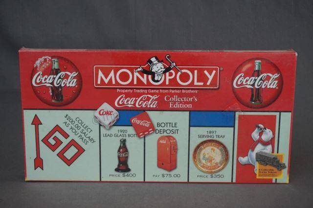 Appraisal: Coca Cola Monopoly Game Factory Sealed Collectors Edition - Retired