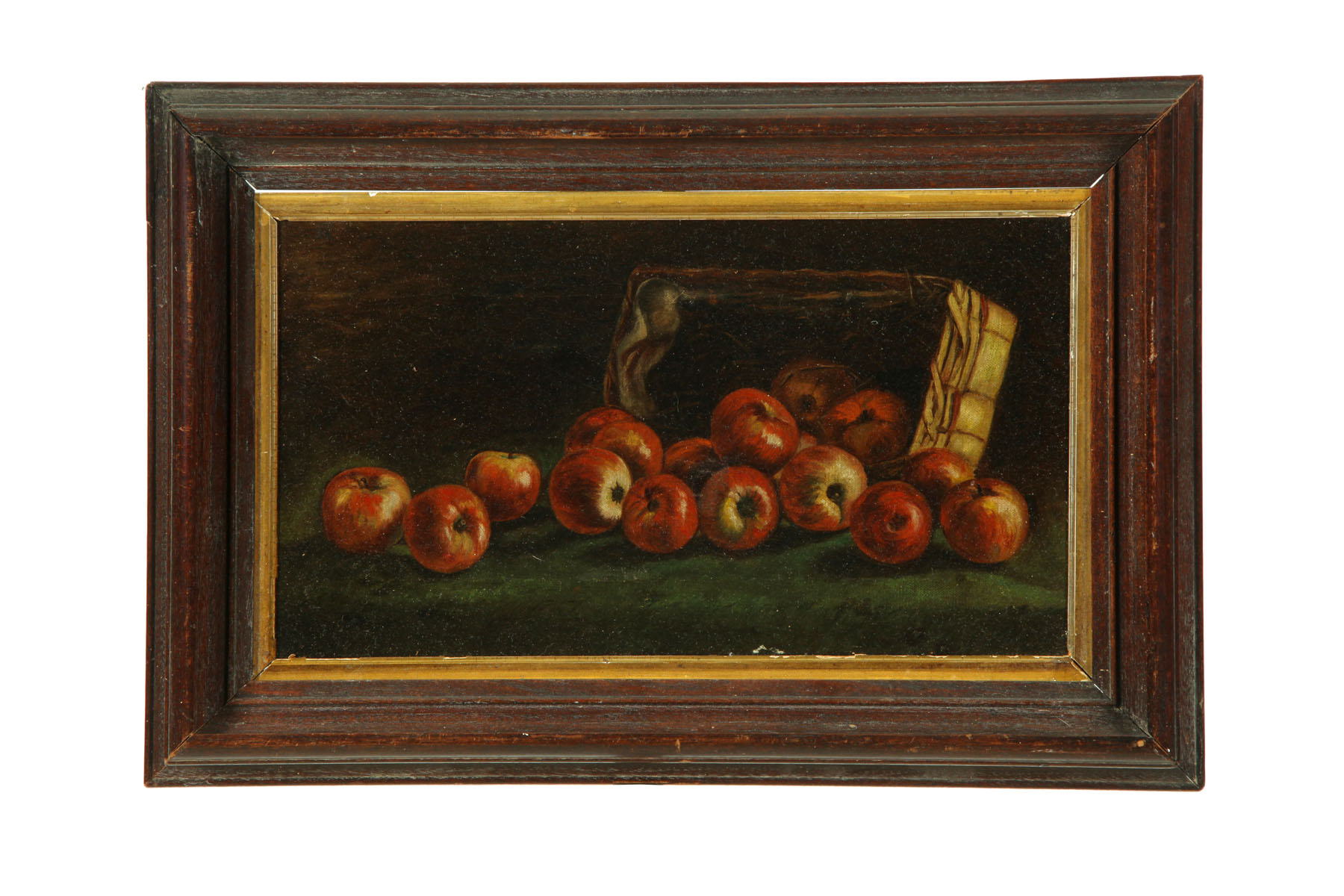 Appraisal: STILL LIFE WITH APPLES AMERICAN SCHOOL ND HALF- TH CENTURY