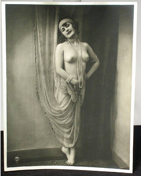 Appraisal: NUDE PHOTOGRAPHS Approximately nude and semi-nude photographs mostly late th-early