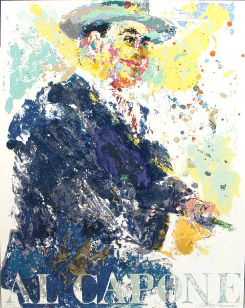 Appraisal: LeRoy Neiman Al Capone Silkscreen signed and numbered in pencil