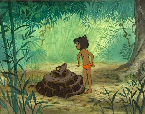 Appraisal: A Walt Disney celluloid from The Jungle Book gouache on