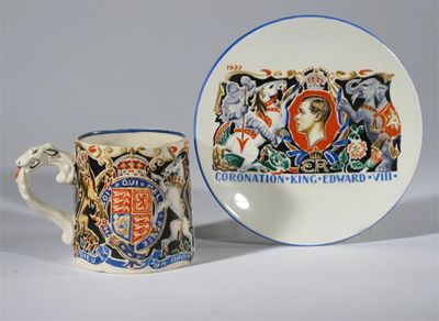 Appraisal: King Edward VIII - Coronation' a Burleigh Ware commemorative plate