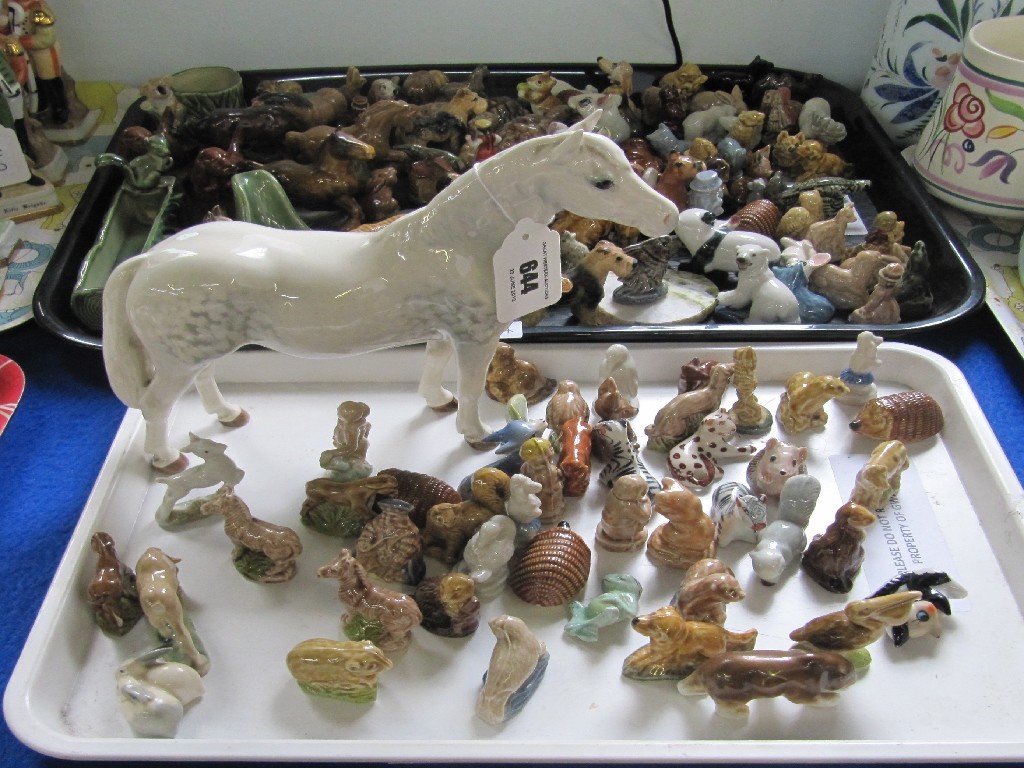 Appraisal: Beswick Connemara horse and a large quantity of Wade whimsies