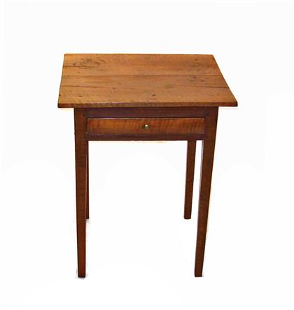 Appraisal: Federal tiger maple work stand th century