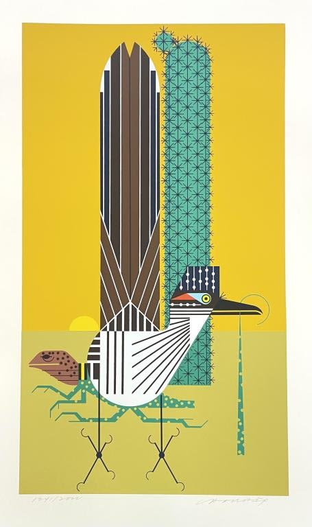 Appraisal: Charley Harper Tall Tail SerigraphEdition Good condition Image x