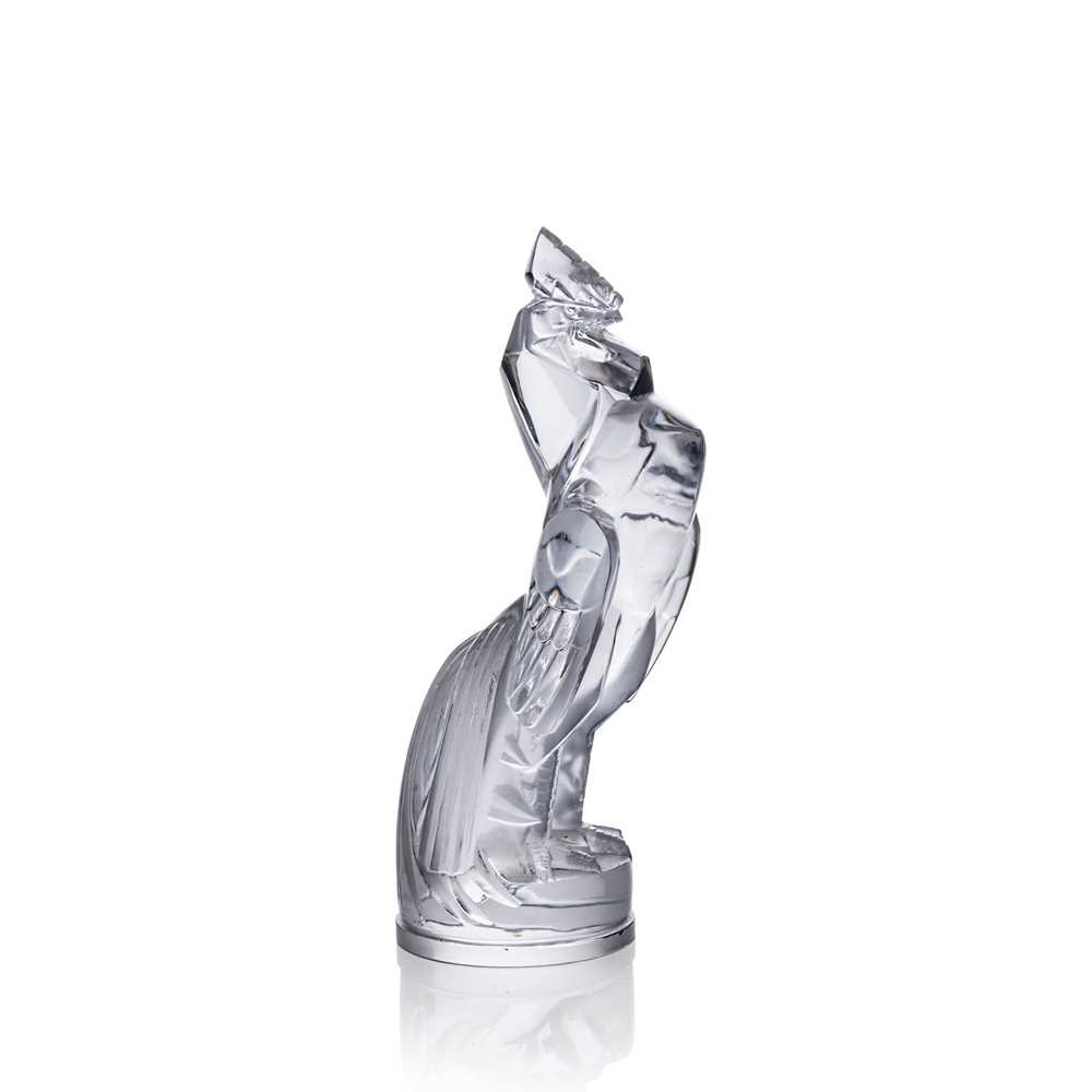 Appraisal: REN LALIQUE - COQ HOUDAN CAR MASCOT NO designed clear