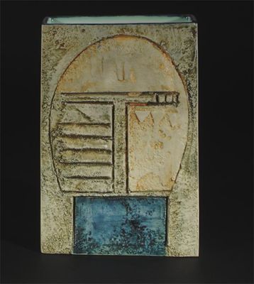 Appraisal: A Troika Pottery rectangular vase by Linda Taylor modelled in