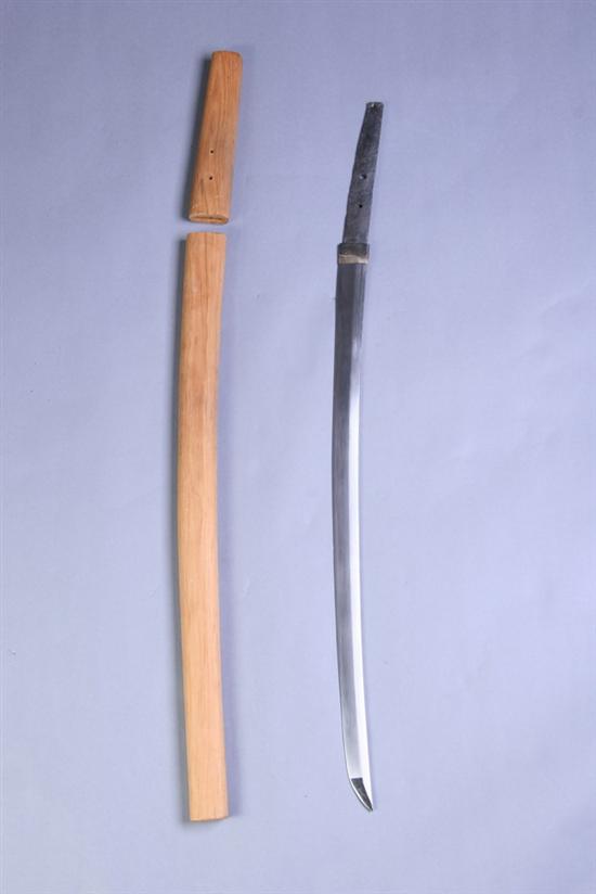 Appraisal: JAPANESE LONG SWORD KATANA Shinto period th century In shirasaya